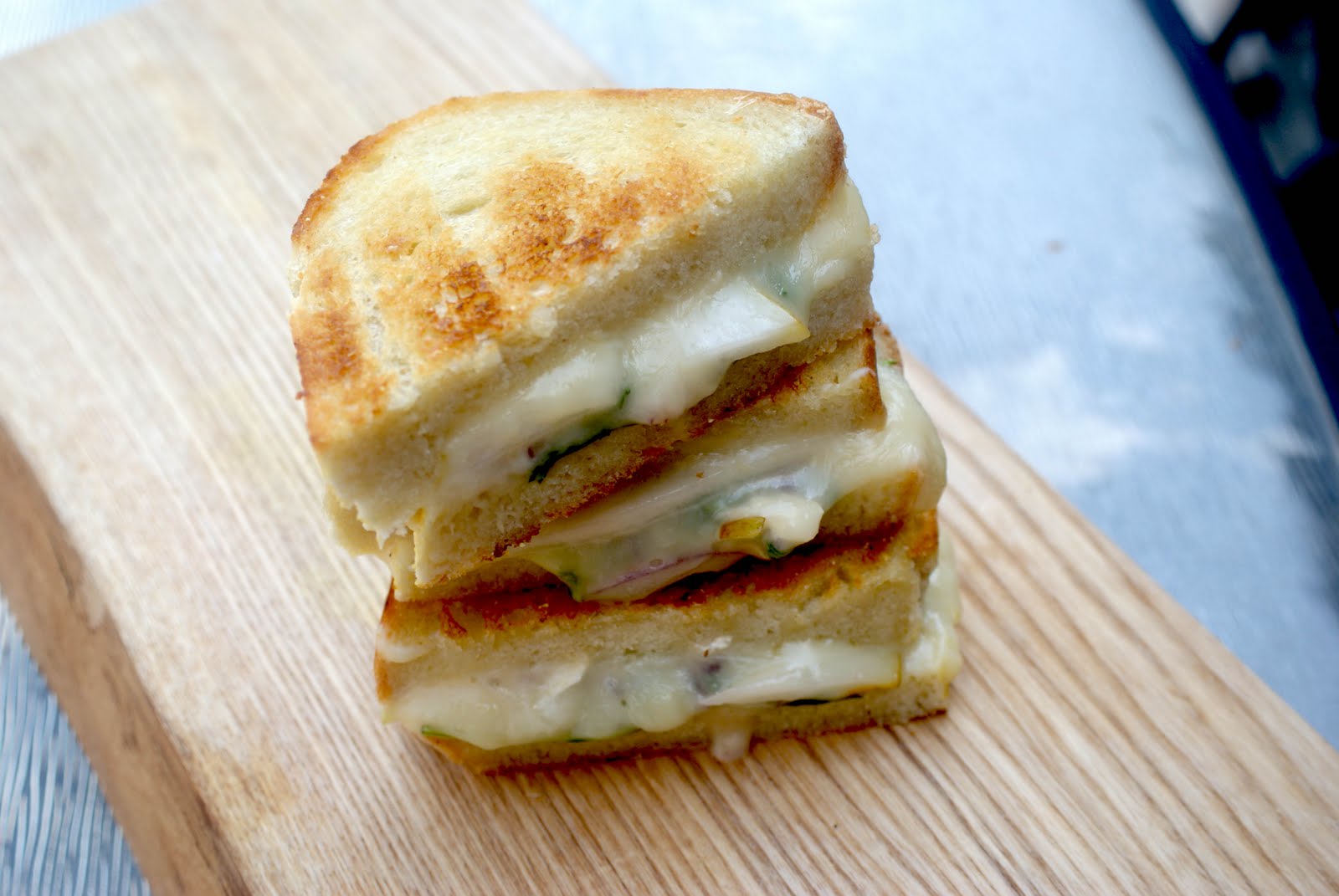 Piccante Dolce Grilled Cheese Month Grilled Brie & Pear