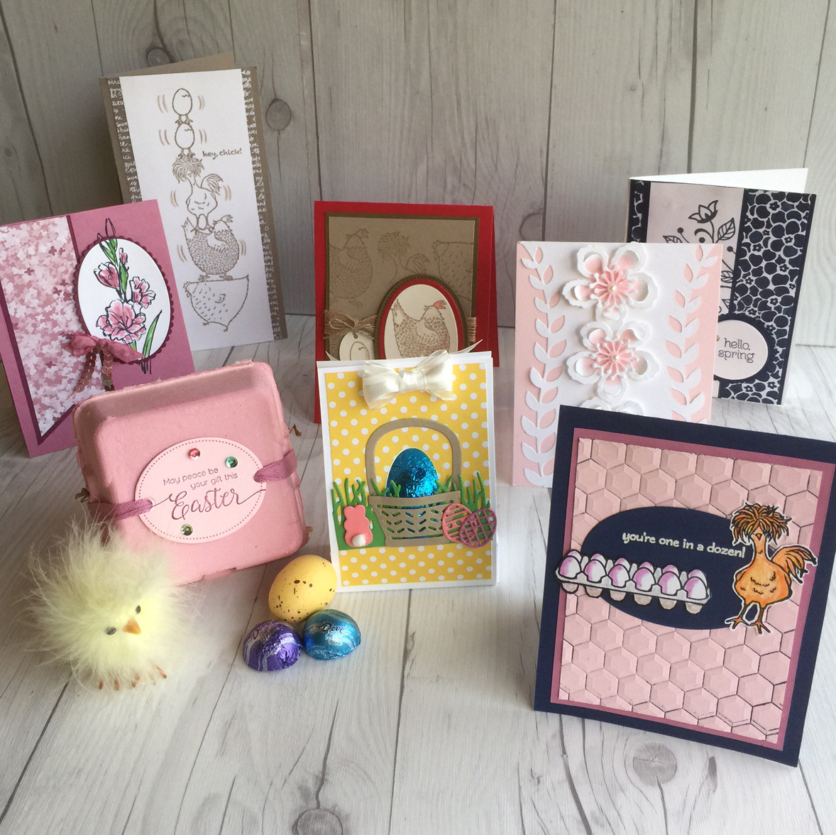 Stamped Sophisticates Stampin' Up! Basket Bunch Easter Card