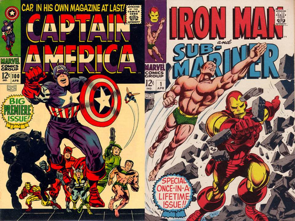 Dave's Comic Heroes Blog: Iron Man Vs. Captain America