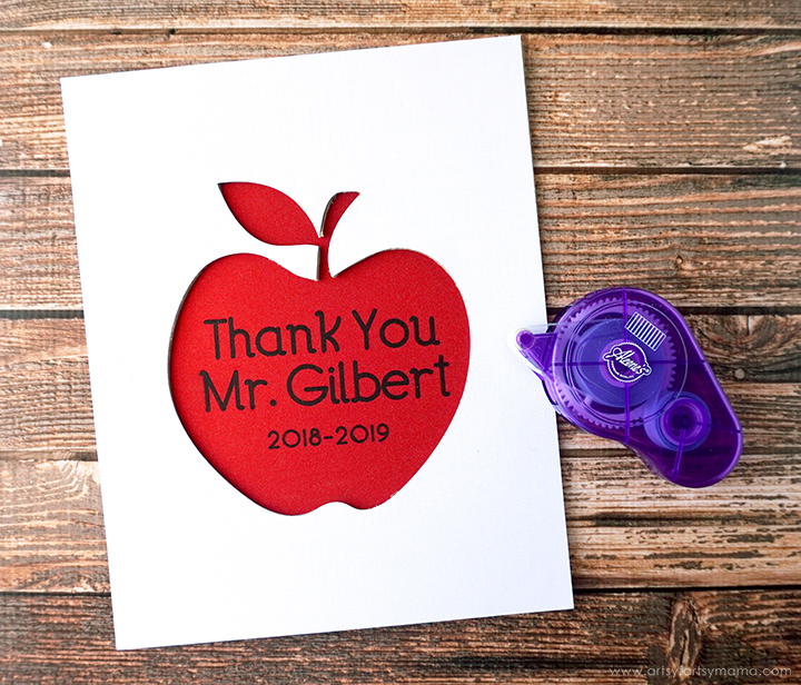 Student Autographed Sign for Teacher Appreciation