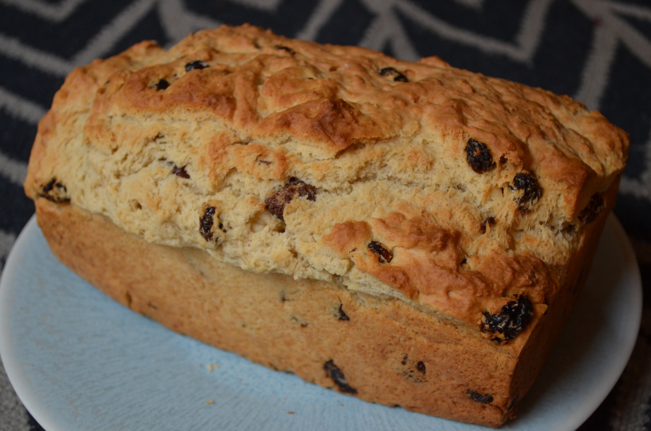 Living Deliciously in SoCal Bake Irish Soda Bread with Raisins
