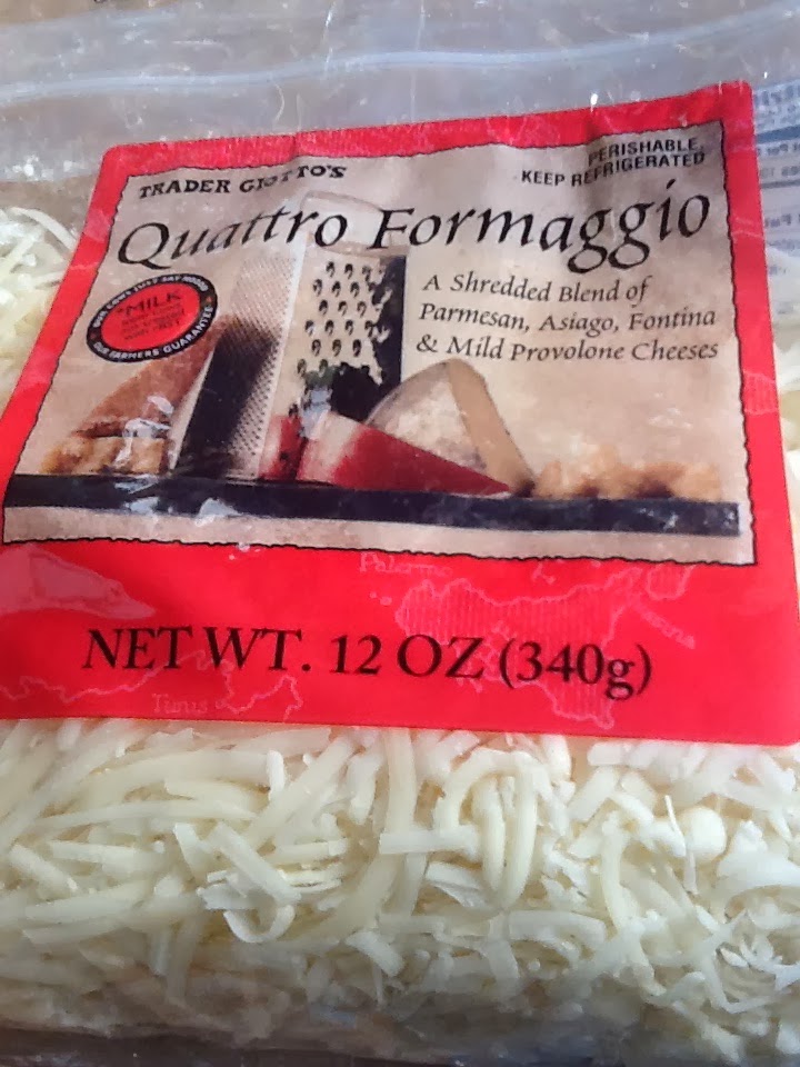 Quattro Formaggio blend at Trader Joe's
