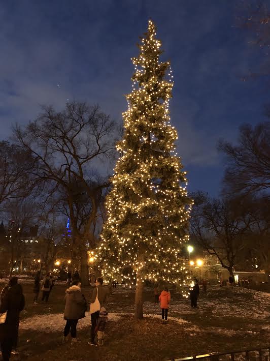 EV Grieve The Tompkins Square Park holiday tree lighting is Dec. 9