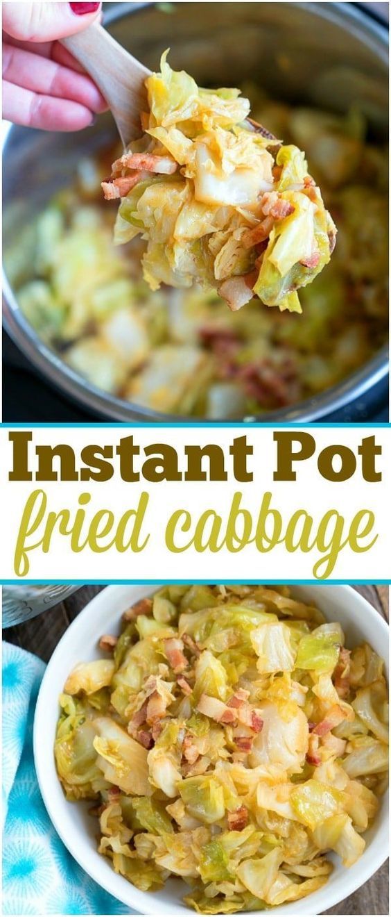 Pressure Cooker Instant Pot Fried Cabbage All Recipes Easy