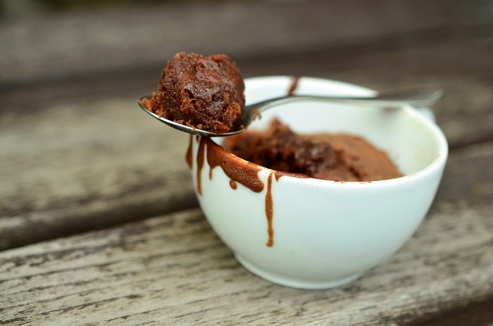 Mug Cake proteico en un minuto Mug Cake proteico en un minuto
