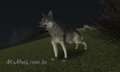 gta sa mod animais selvagens wild animals wolf lobo