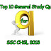 Top 10 General Study Quiz for SSC CHSL 2018