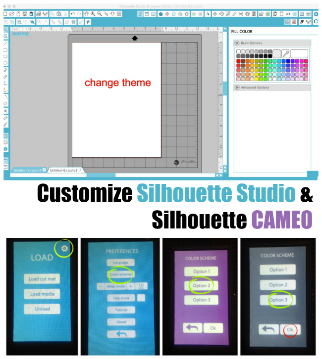 Silhouette Cameo, Silhouette Studio, customize