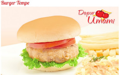 CARA MEMBUAT BURGER TEMPE DAPUR UMAMI CRISPY  Resep 