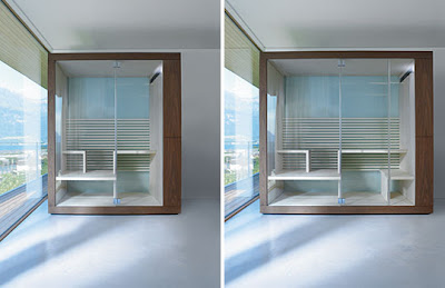 modern in-home saunas