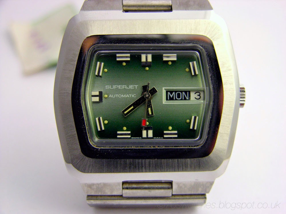 70s Watches: Super Retro and Funky 70s Superjet Automatic - AS 2066