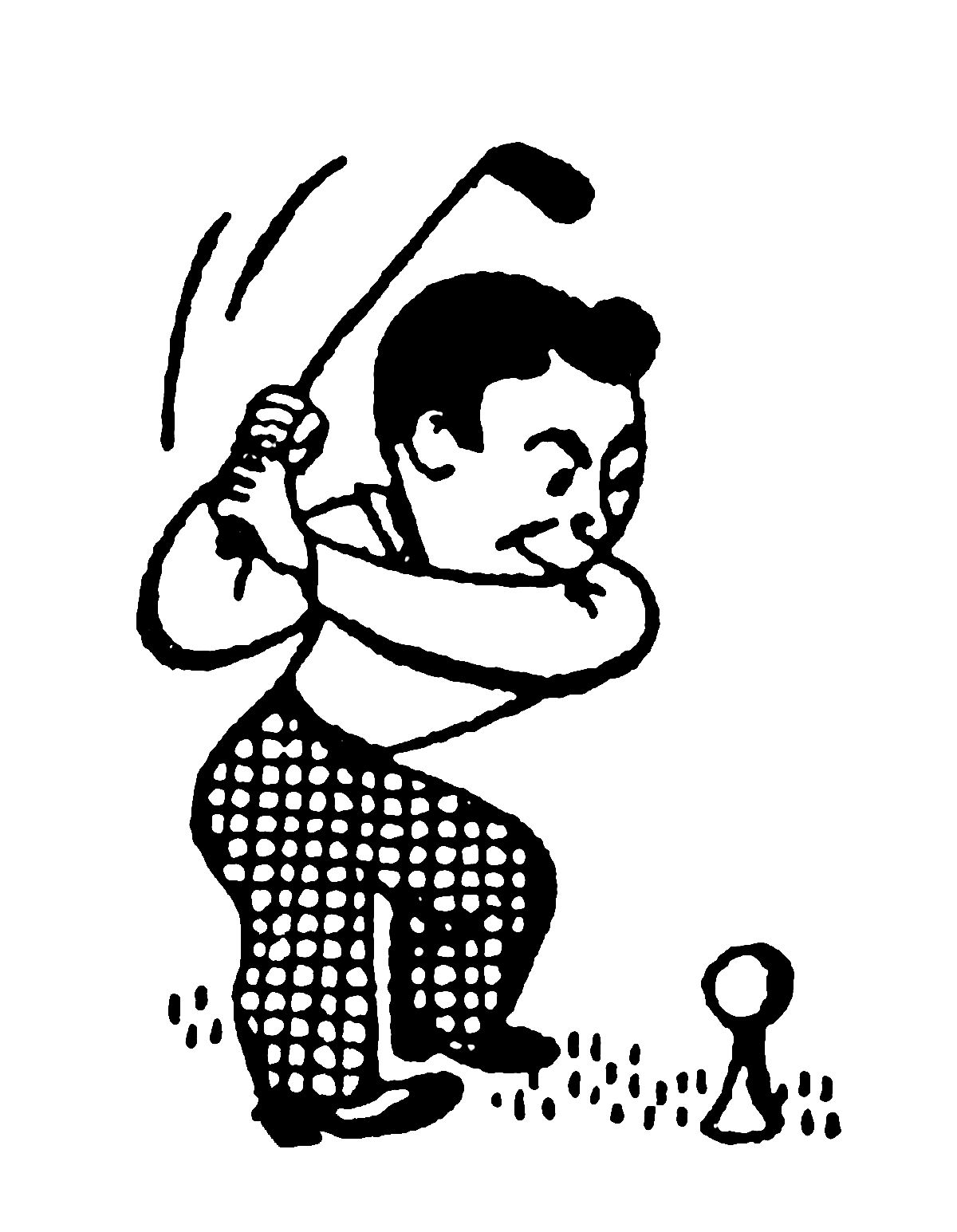 free vintage golf clip art - photo #31