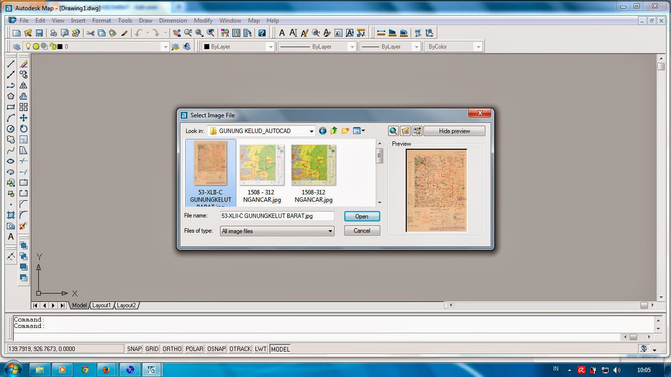 NAVRAT Cara Rubber Sheet di AutoCad Map