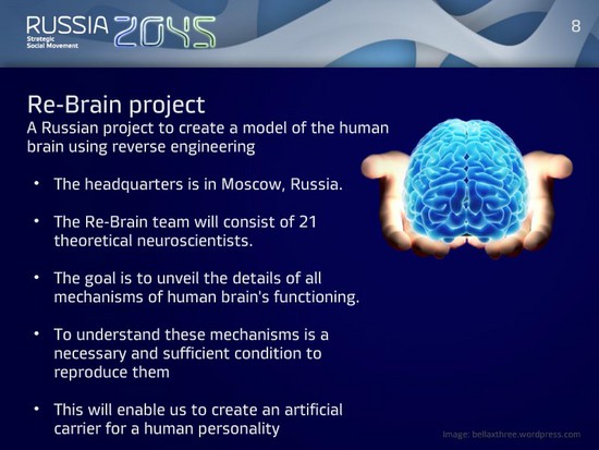 Re brains. Проект аватар 2045. Проект бессмертие.