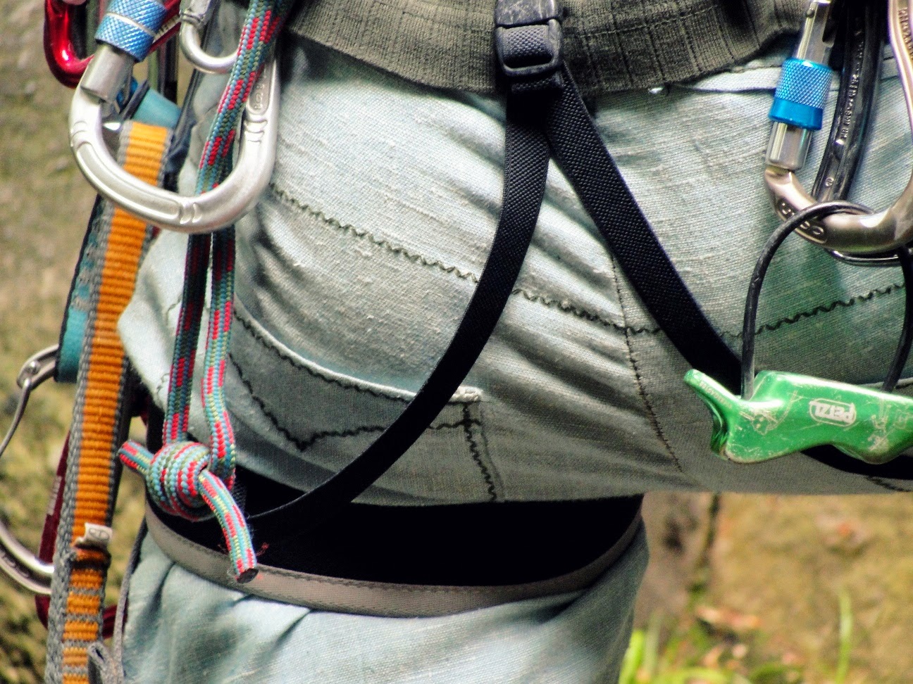 Sewing for Mr S. first climbing pants