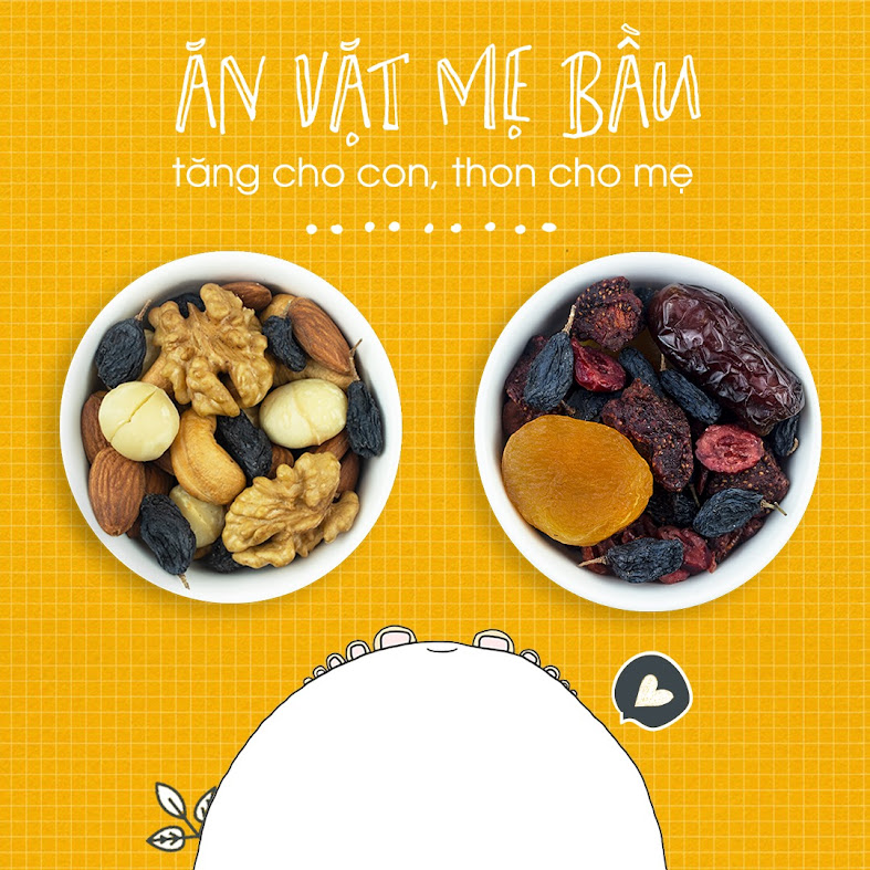 [A36] Mẹ Bầu ăn vặt như thế nào là hợp lý?