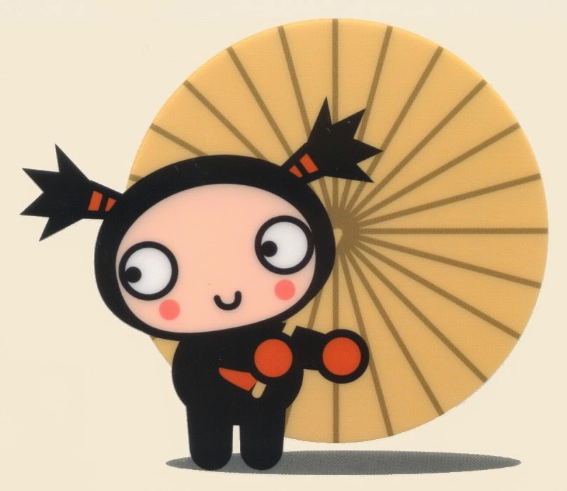 Garu y Pucca: Tarjetas o Invitaciones para Imprimir Gratis. Para hacer invitaciones, tarjetas, marcos de fotos o etiquetas, para imprimir gratis de Garu y Pucca.