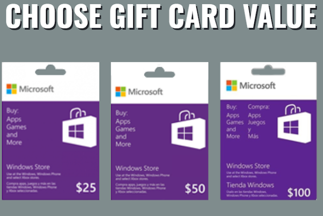 $100 microsoft gift card