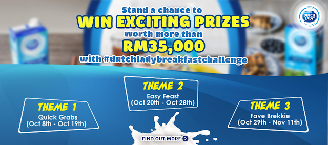 Dutch Lady Breakfast Challenge | Permulaan Hari yang Kuat Bermula dengan Susu Dutch Lady Pure Farm Dutch Lady Breakfast Challenge | Permulaan Hari yang Kuat Bermula dengan Susu Dutch Lady Pure Farm