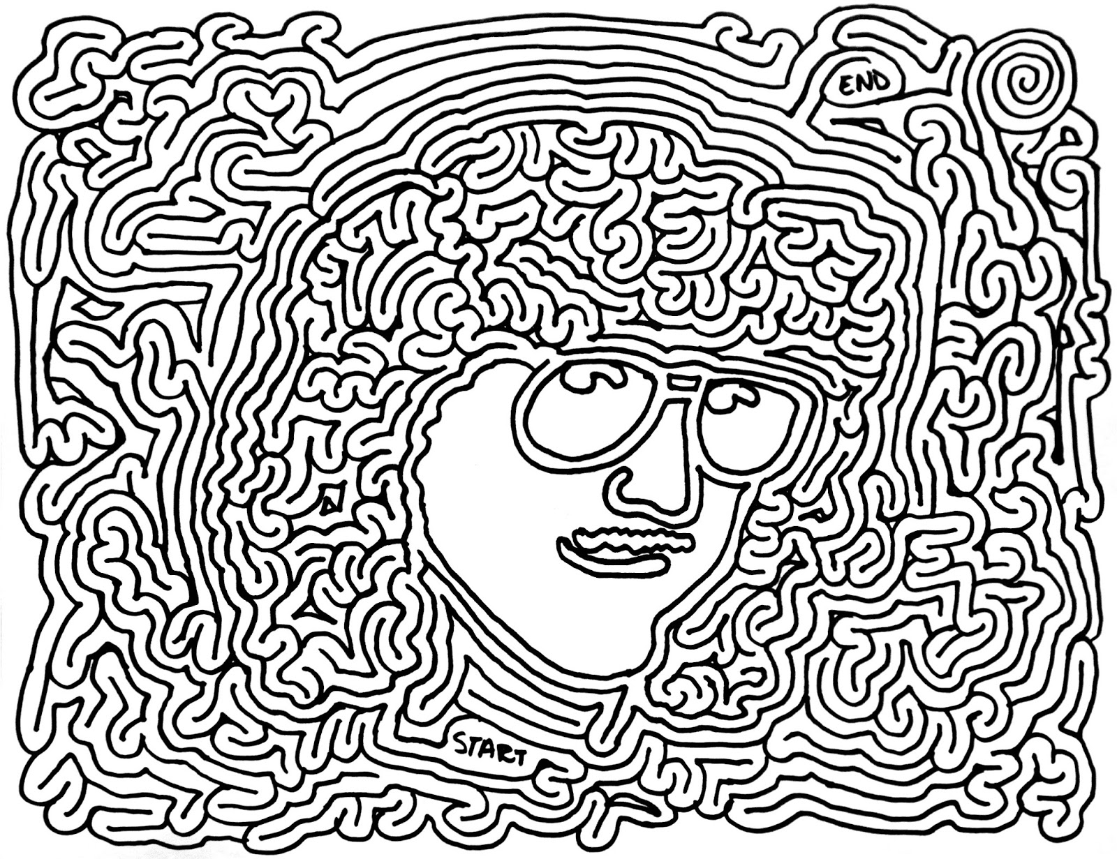 50 Trippy Coloring Pages