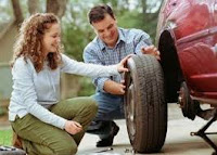 Learning to change a tire is an important life skill