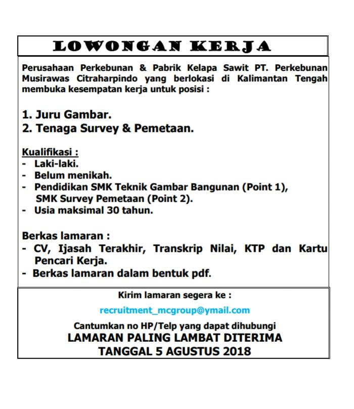 Lowongan Kalimantan