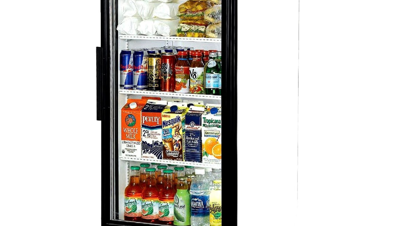 Refrigerator With Glass Front Door