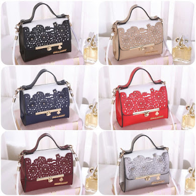 JESSICA MINKOFF BAG - BLACK , BLUE , KHAKI , SILVER , MAROON , RED