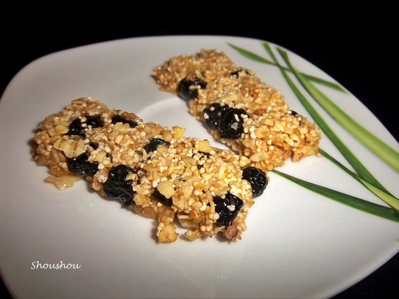 Heidelbeer- Amaranth-Riegel