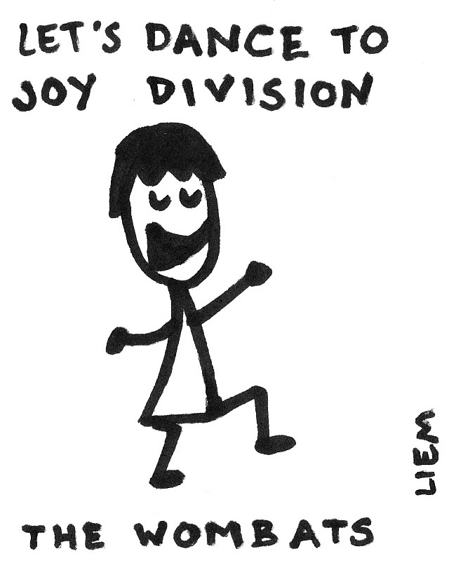 Sketchbook 365 Songs 130. Let's dance to Joy Division