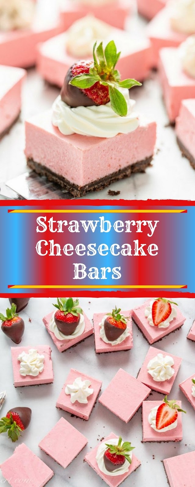 Strawberry Cheesecake Bars Strawberry Cheesecake Bars