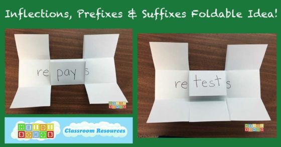Super Bear's Prefix Suffix Clip Cards Literacy Bag Center Teacher Made Game 