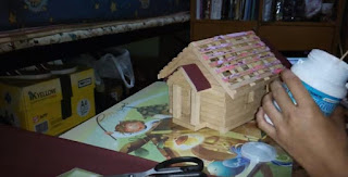 Cara Membuat Miniatur Rumah Dari Stik Es Krim Cara Membuat Miniatur Rumah Dari Stik Es Krim