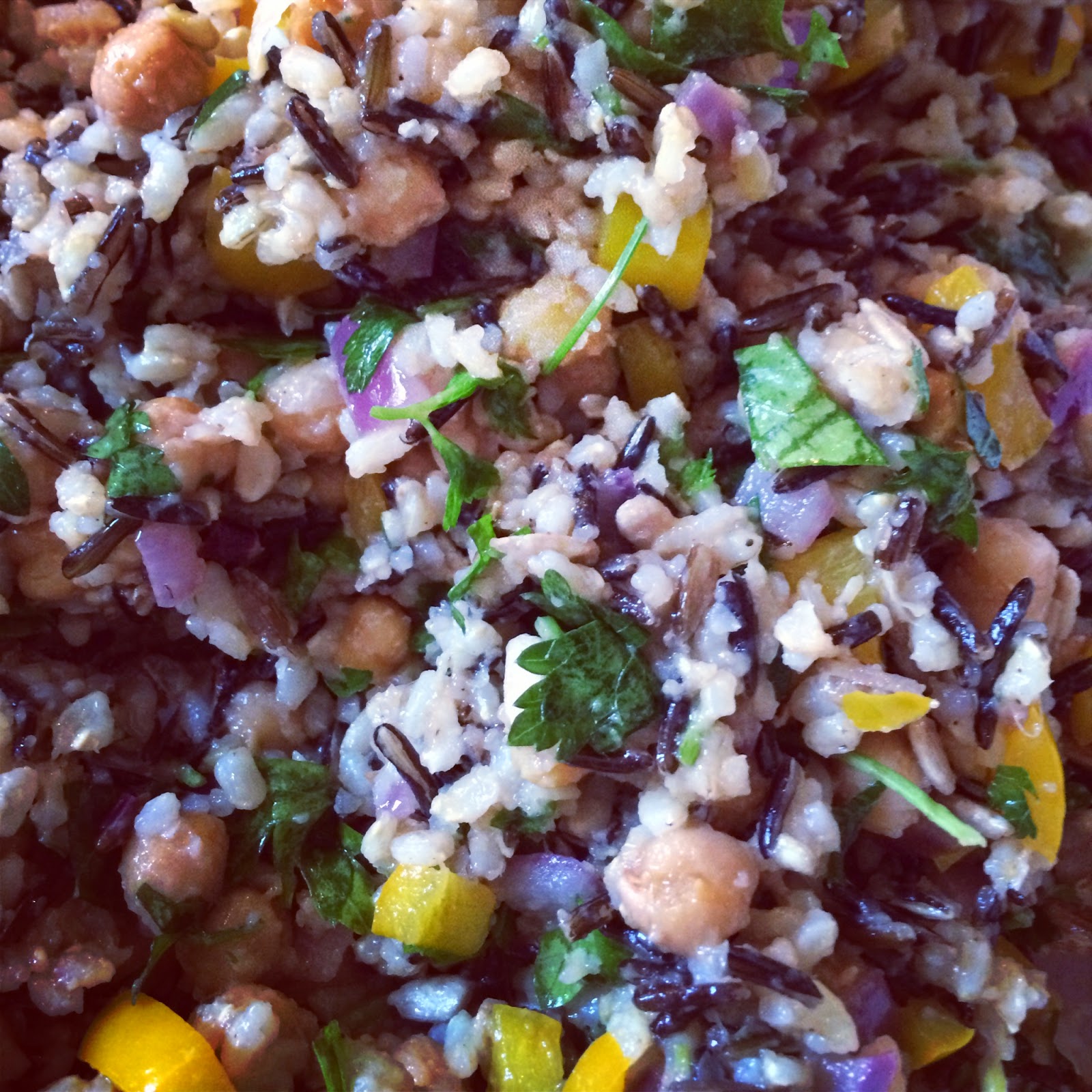 Larissa Makes Stuff Peppers Stuffed with Wild Rice (Vegan)