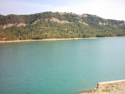 Pantano ,embalse, Pena ,Beceite ,frontera ,Valderrobres, vista 2