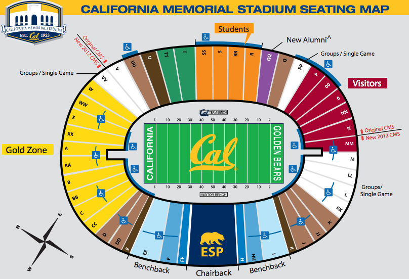 Where do the visitors sit at your stadium? : r/CFB