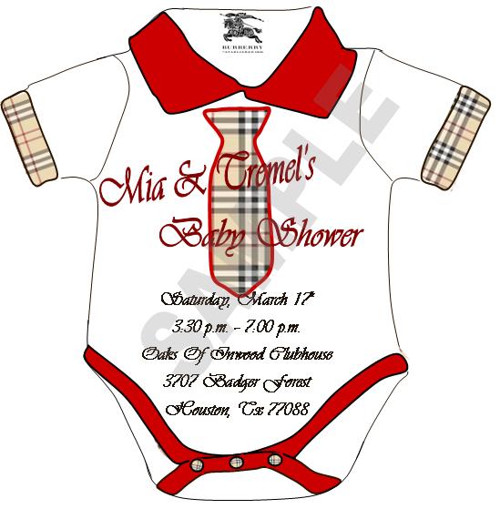 Solutions...Event Design by Kelly Burberry Theme Baby Shower Invitations