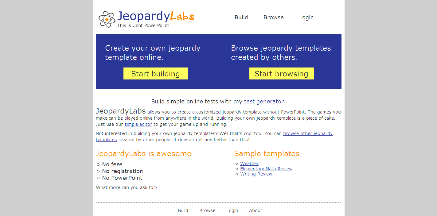 Jeopardy Labs Create Jeopardy Style Review Games that students can