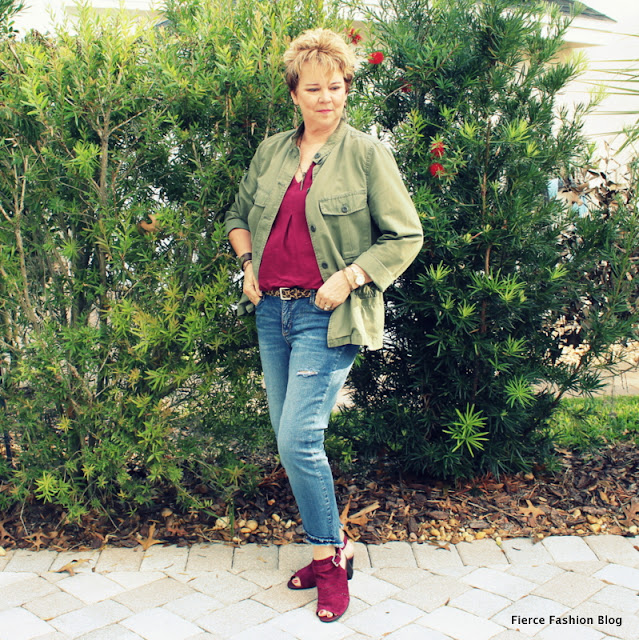 Utility Jacket Dressed Up and Down - Fierce Fashion