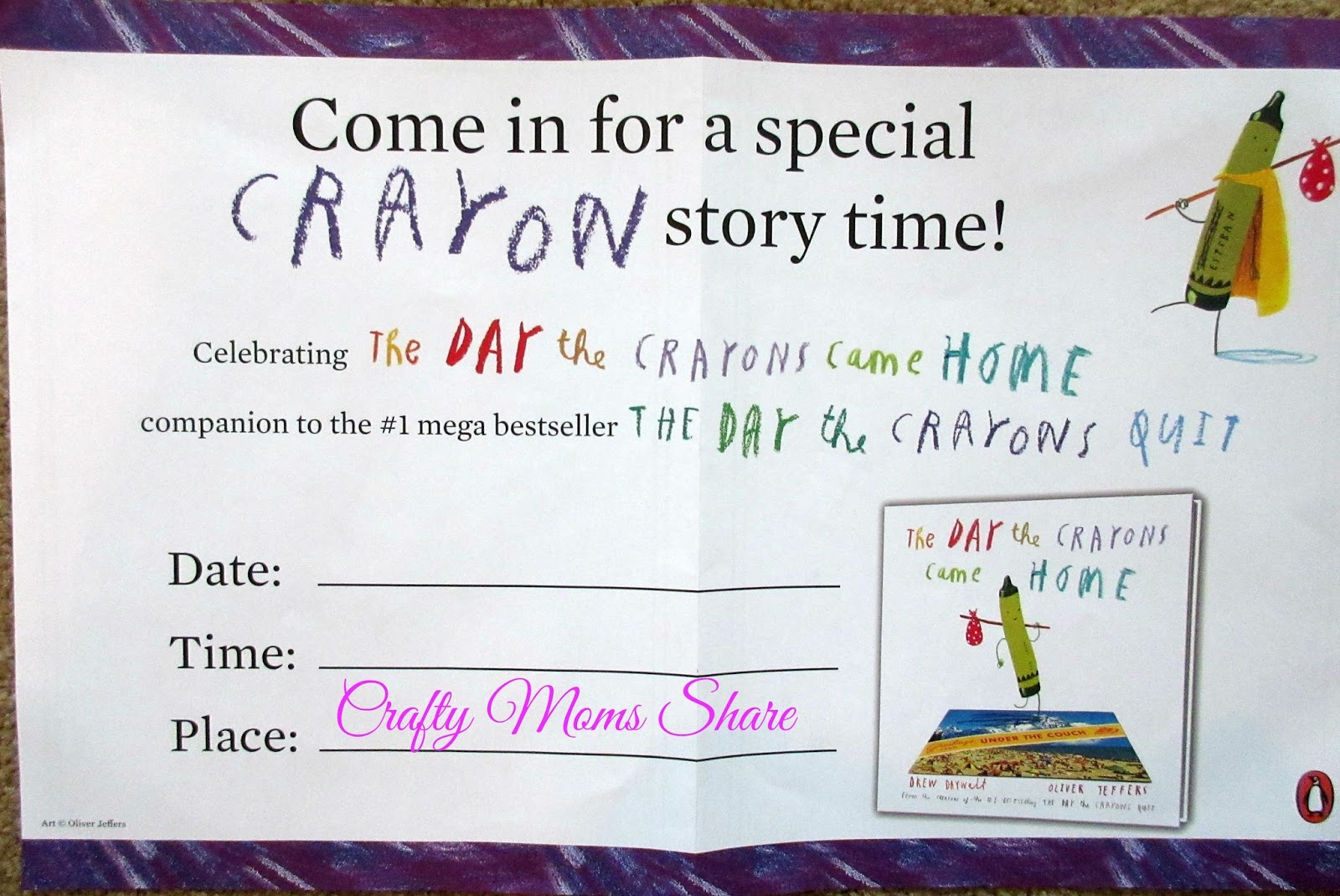 Crafty Moms Share The Day the Crayons Came Home Book Review Crafty Moms Share The Day the Crayons Came Home Book Review