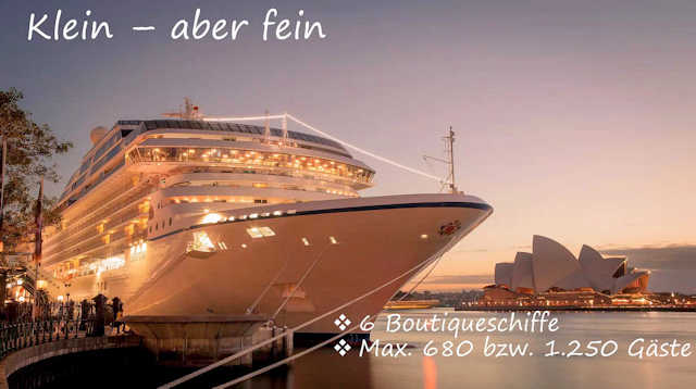 Boutique-Schiffe von Oceania Cruises (C) Multicruise Boutique-Schiffe von Oceania Cruises (C) Multicruise