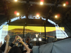 Scorpions, 9 iunie 2011, Coast to Coast, Pawel Maciwoda, James Kottack si Rudolf Schenker (stanga, ascuns de mainile ridicate)