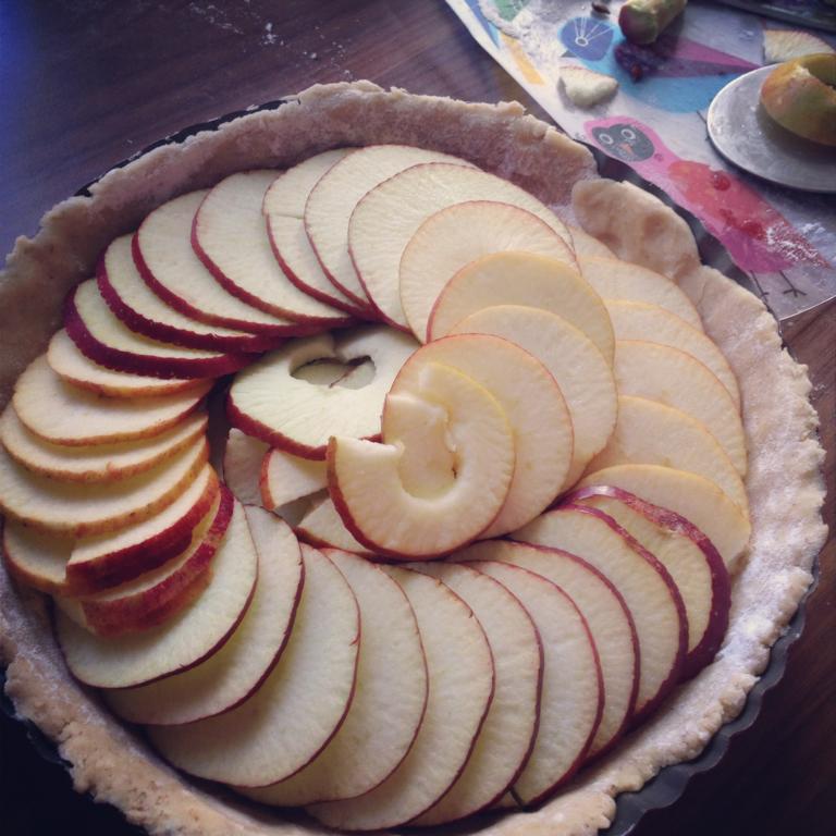 Apfeltarte mit Zimtstreuseln - Fräulein Ordnung