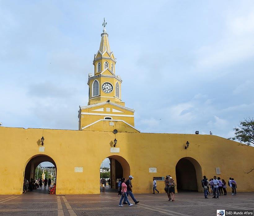 La Puerta del Reloj - Diário de bordo: 4 dias em Cartagena, Colômbia La Puerta del Reloj - Diário de bordo: 4 dias em Cartagena, Colômbia
