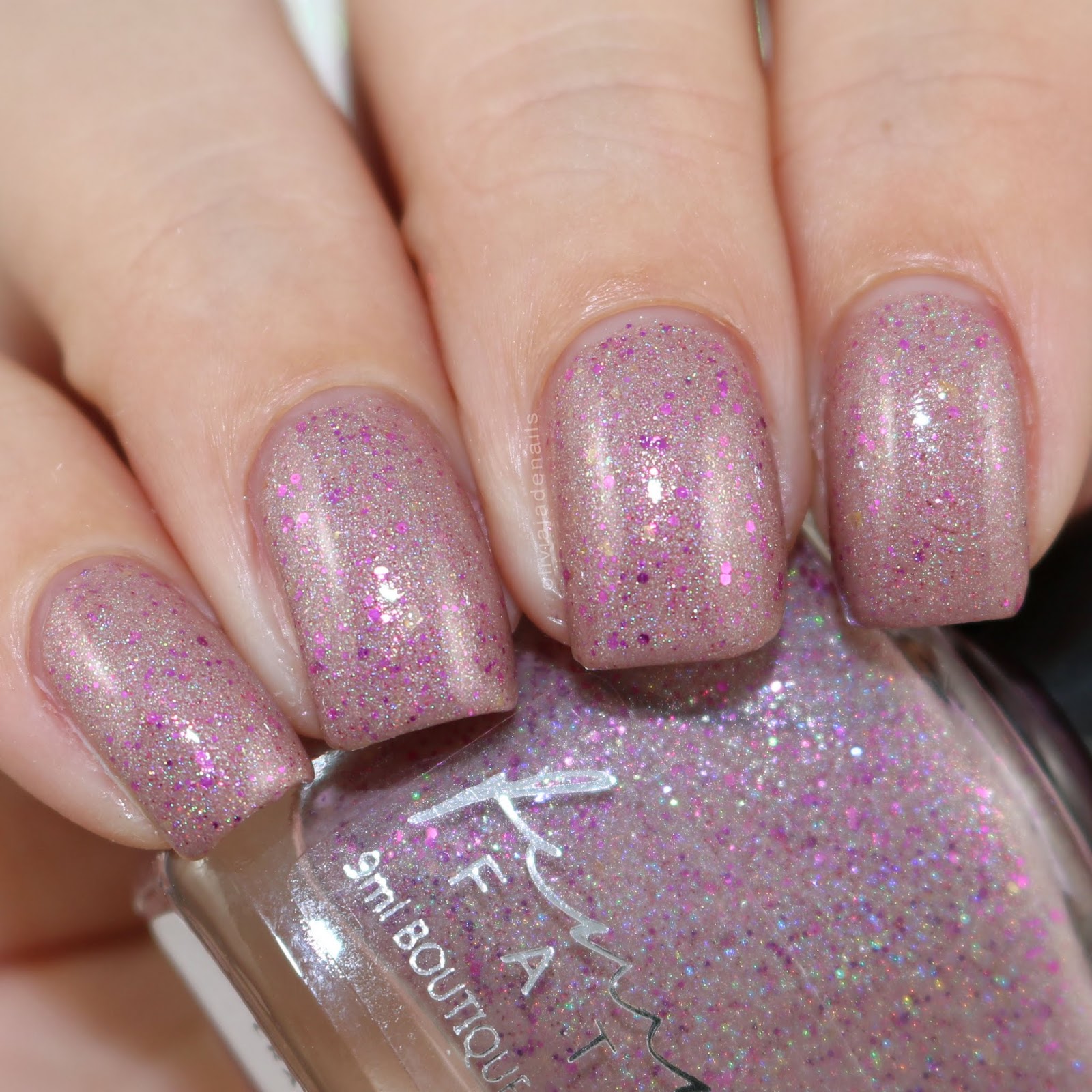 Femme Fatale Cosmetics Cracks On Ganymede swatched by Olivia Jade Nails