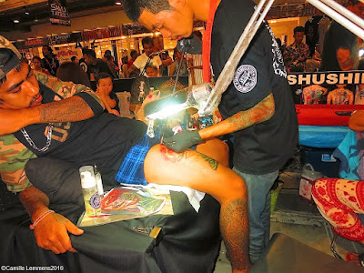 Traditional style Samui Tattoo Convention at Central Festival