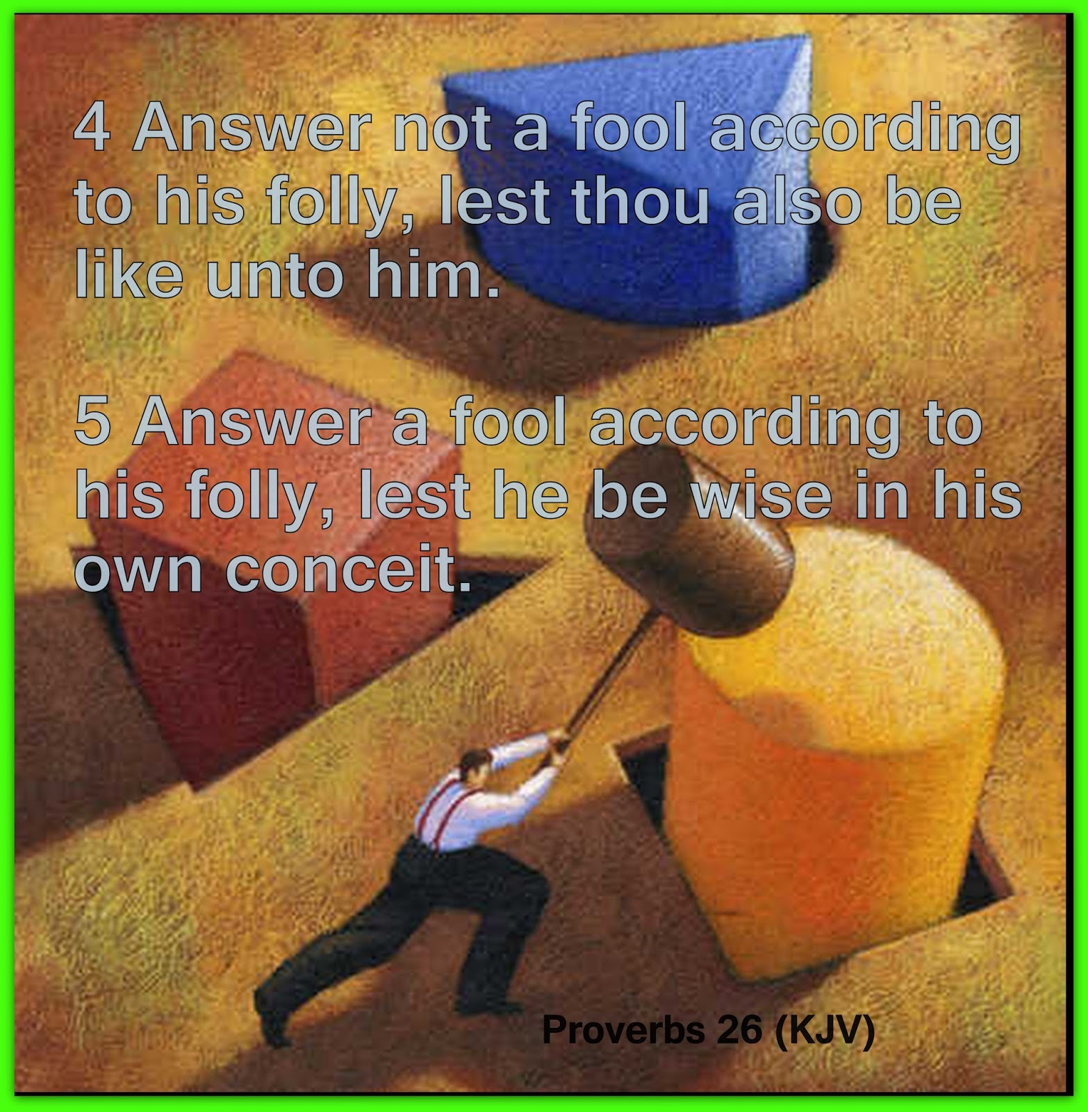 Red Pill Diaries Proverbs 26 KJV 