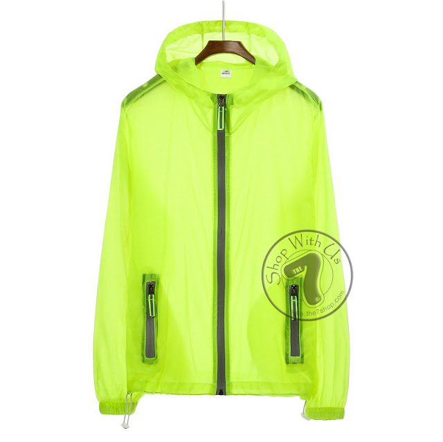 The 7 Shop: Unisex Winds Breaker with Reflective Zips