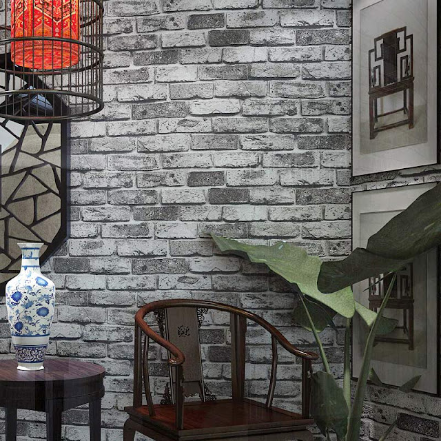 Mural wallpaper for home Modern Vintage grey black Brick wall mural brick Stone Wallpaper 3D livingroom bedroom Mural wallpaper for home Modern Vintage grey black Brick wall mural brick Stone Wallpaper 3D livingroom bedroom