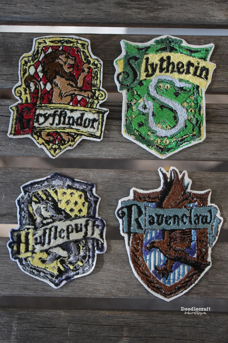 Harry Potter Hogwarts 5 stencils - Gryffindor Ravenclaw Slytherin  Hufflepuff